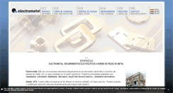 Desktop Screenshot of electrometal.es