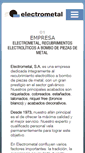 Mobile Screenshot of electrometal.es